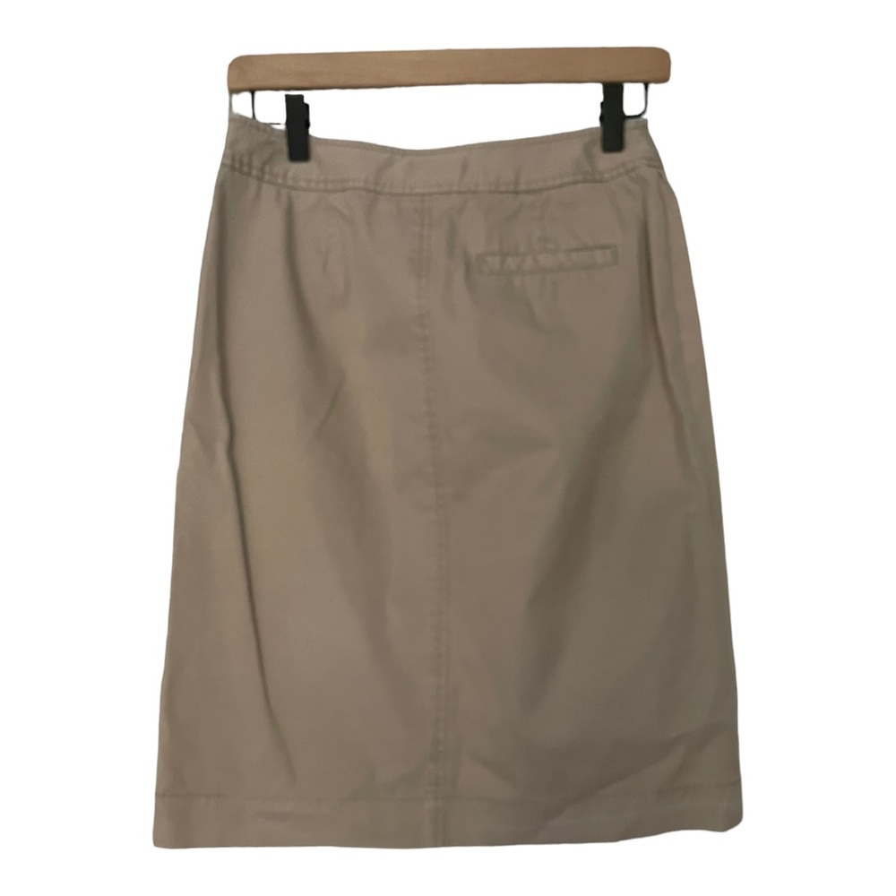 Banana Republic tan 100% cotton skirt - Picture 4 of 12